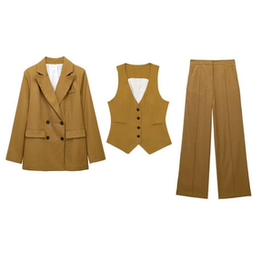 Conjunto Feminino Linho Bege