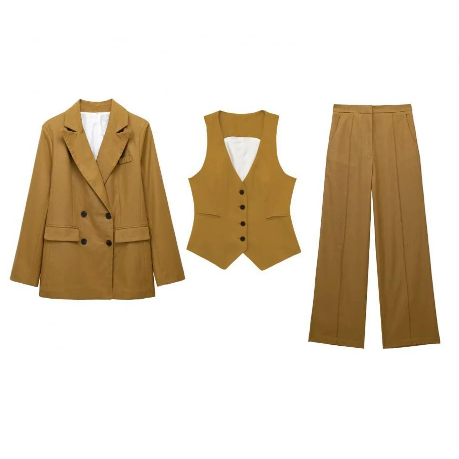 Conjunto Feminino Linho Bege