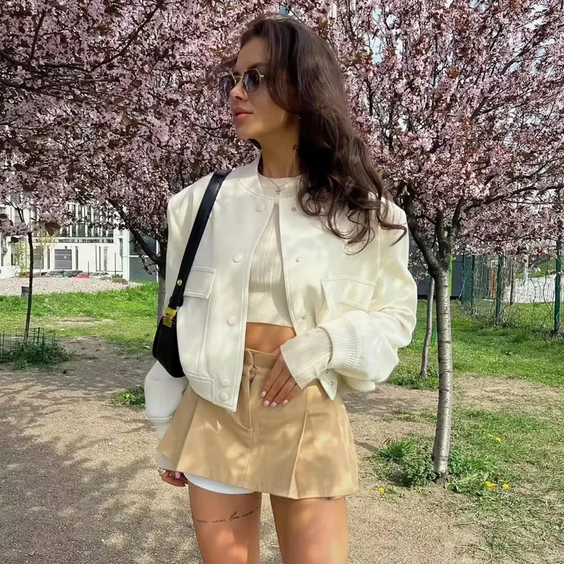 Jaqueta Feminina Bomber Modelo Bianca
