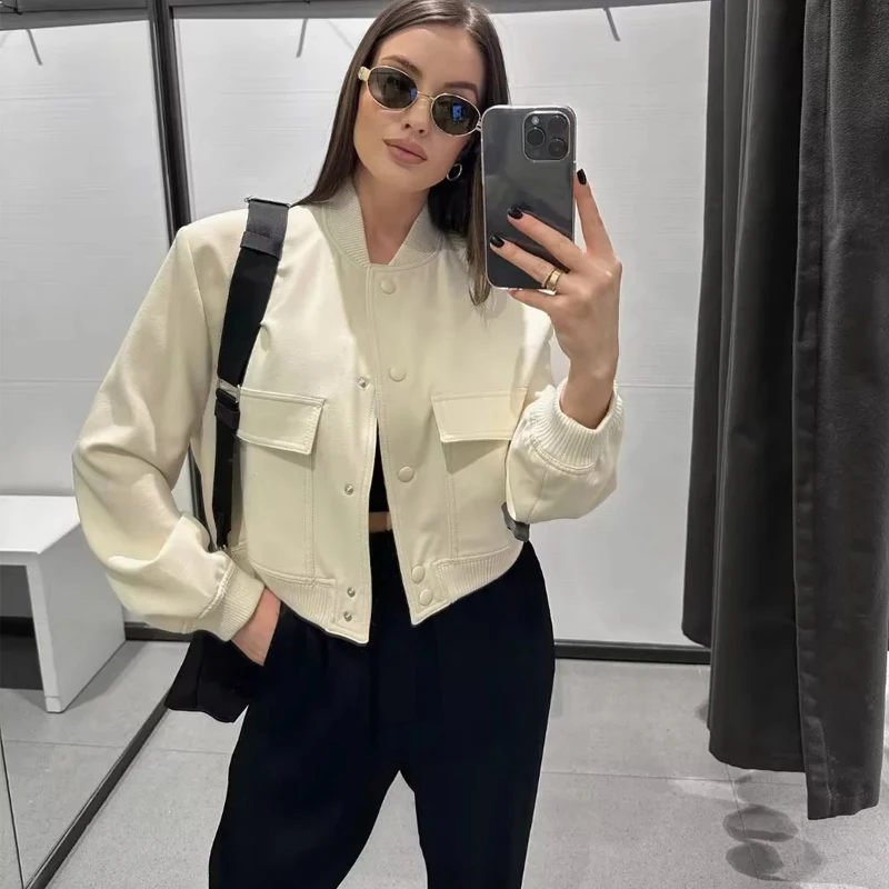 Jaqueta Feminina Bomber Modelo Bianca