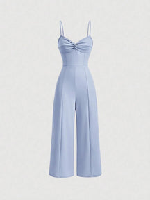 Macacão Feminino Longo Azul Forlì