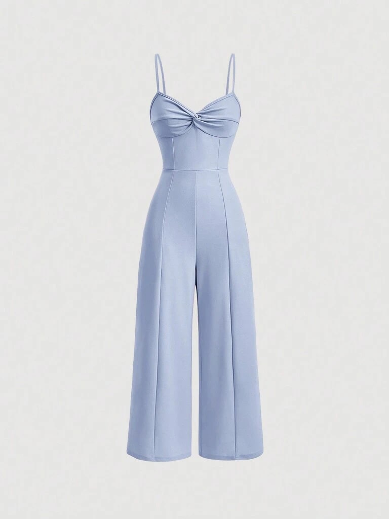Macacão Feminino Longo Azul Forlì