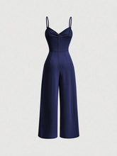 Macacão Feminino Longo Azul Marinho Forlì
