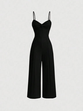 Macacão Feminino Longo Preto Forlì