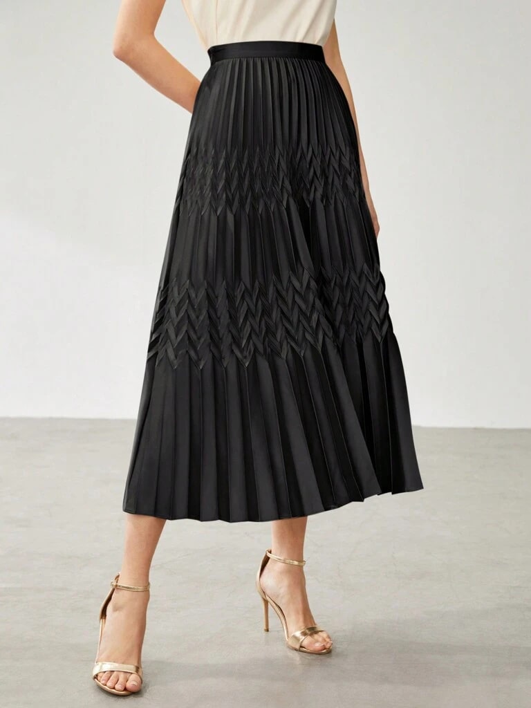 Saia Midi Preto Jesi