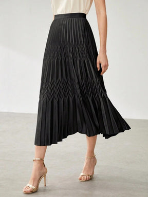 Saia Midi Preto Jesi