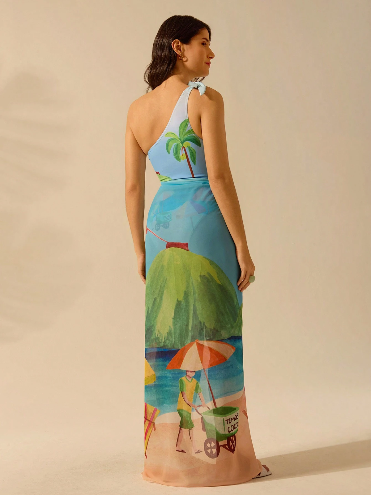 Saída de Praia Estampa Floral Lili