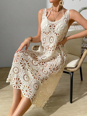 Saída de Praia Vestido Branco Babi