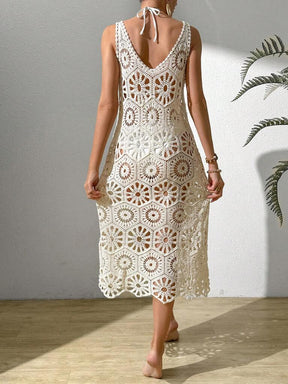 Saída de Praia Vestido Branco Babi