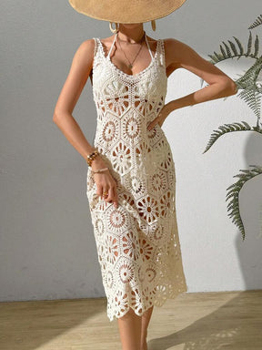 Saída de Praia Vestido Branco Babi