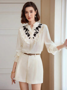 Short Feminino Bege Biella