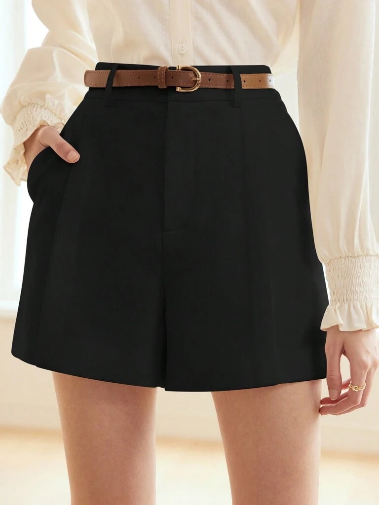 Short Feminino Preto Biella