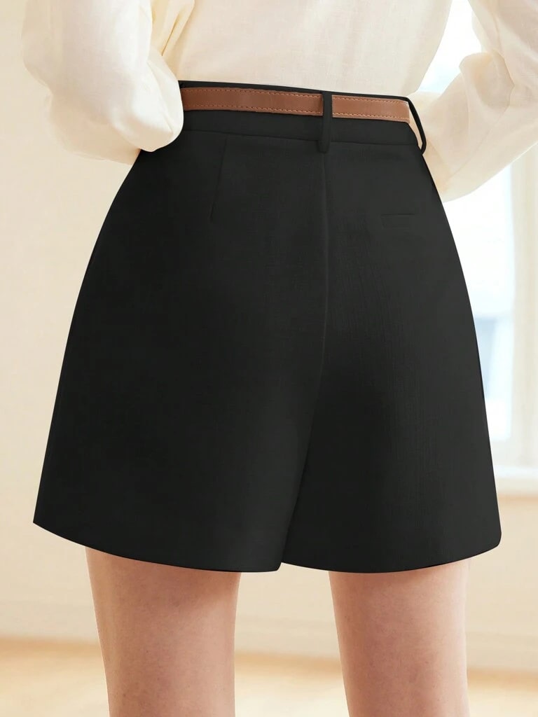 Short Feminino Preto Biella