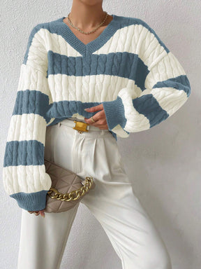 Suéter Feminino Tricot Para Inverno Branco