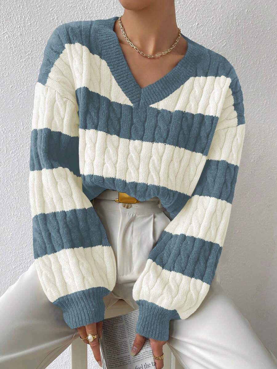 Suéter Feminino Tricot Para Inverno Branco