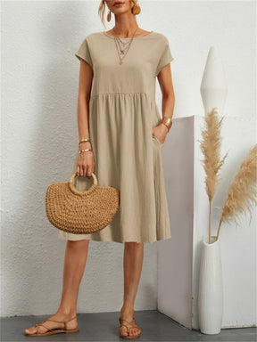Vestido Feminino Curto Modelo Casual Grécia