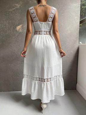 Vestido Longo Com Renda Júlia