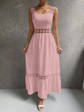Vestido Longo Com Renda Júlia