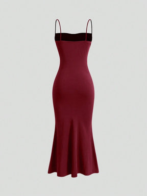 Vestido Midi Bainha Sereia Bárbara