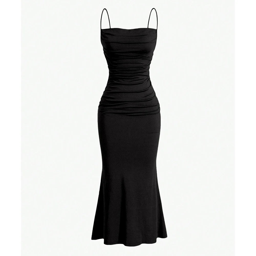 Vestido Midi Bainha Sereia Bárbara